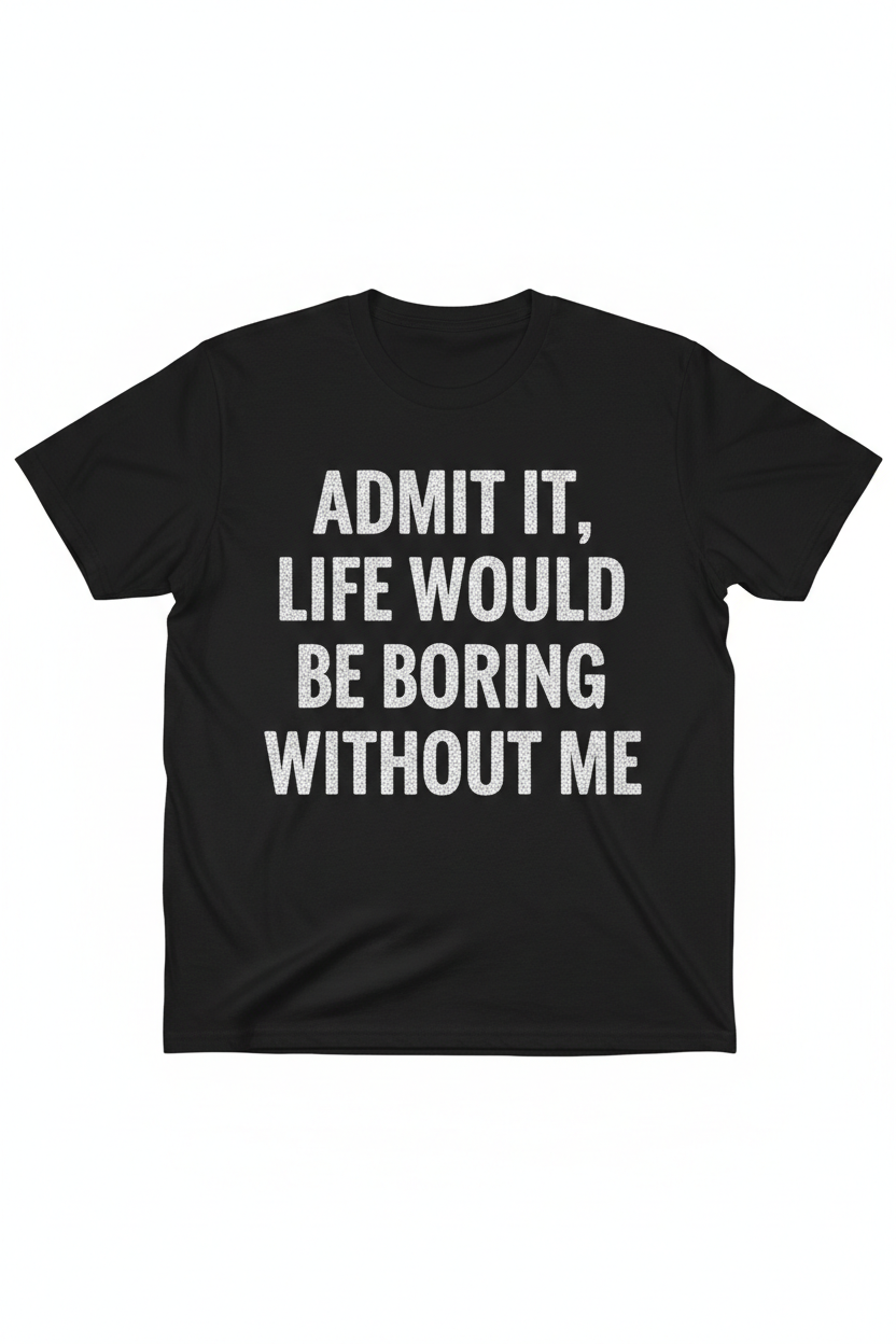Admit It Life Would Be Bored Without Me
